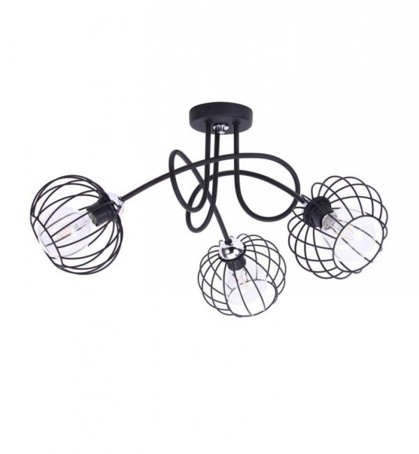 Stylowa Lampa Sufitowa Loft Chromowana