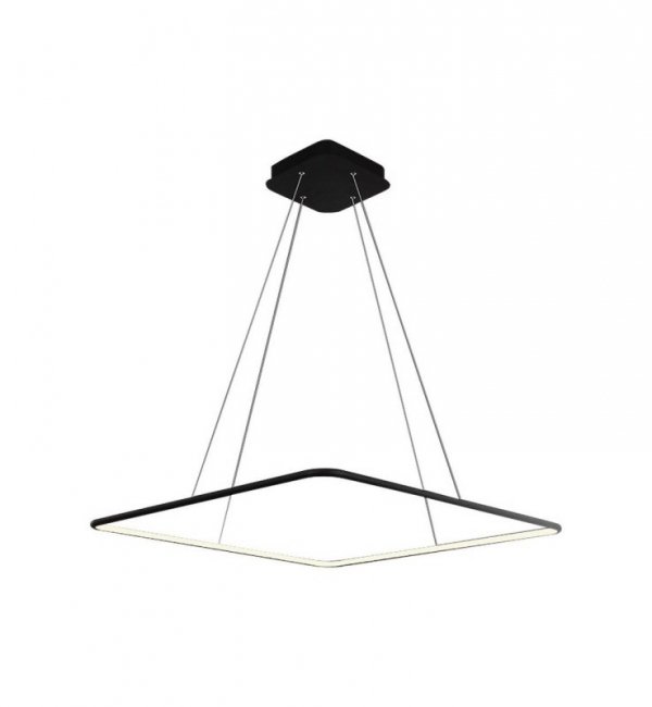 Lampa wisząca sufitowa żyrandol LED NIX, w kolorze czarnym, do jadalni i salonu