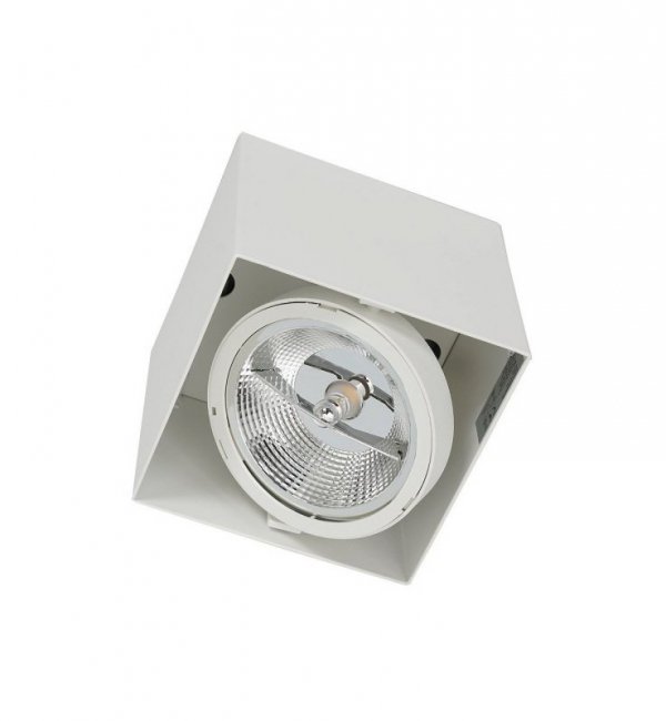 Lampa oprawa podtynkowa sufitowa LED PLAZA, w kolorze białym, 1xGU10