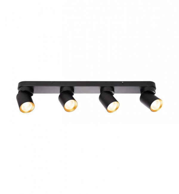 Lampa sufitowa plafon LED ANDY, w kolorze czarnym, styl loft, do salonu