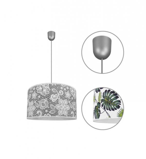 Zwis wiszący pojedynczy z abażurem - GERO2 2035/1 LIGHT HOME