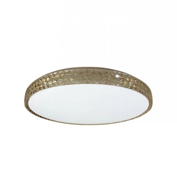 Plafon LED SHINY, w kolorze bursztynowym, styl nowoczesny, moc 34W