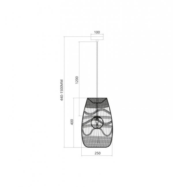 Lampa wisząca sufitowa żyrandol LED ARONA, biały, do jadalni i salonu
