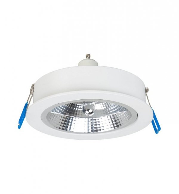 Lampa podtynkowa sufitowa wpuszczana LED REDONDO, kolor czarny, do kuchni, łazienki