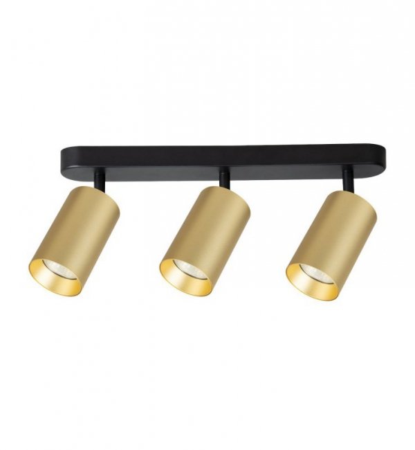 Oprawa LED spot reflektor PIPE, kolor złoty, do kuchni, łazienki, salonu