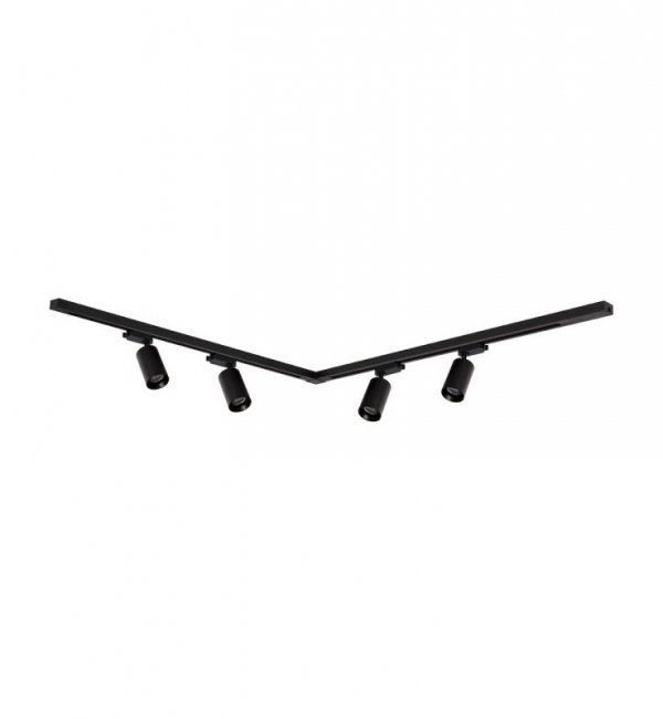Zestaw PIPE TRACK czarny 4xGU10 1,5m LED, kolor czarny