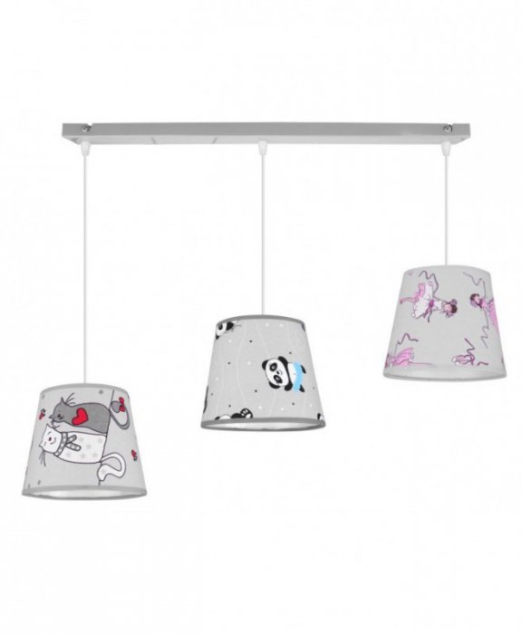 Lampa wisząca dziecięca - Cone 2045/3L LIGHT HOME