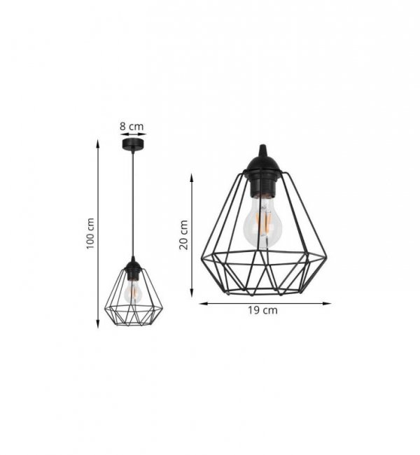 Lampa LOFT Industrialna - CORRAL 2025/1