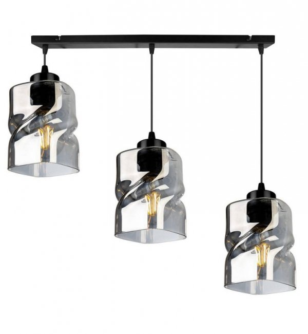 Lampa wisząca ze szklanymi kloszami - NIKI 2195/3 LIGHT HOME
