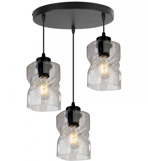 Lampa wisząca ze szklanymi kloszami - NIKI 2195/3/OW LIGHT HOME