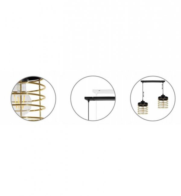 Plafon domowy - RASTI 2205/2/Z LIGHT HOME
