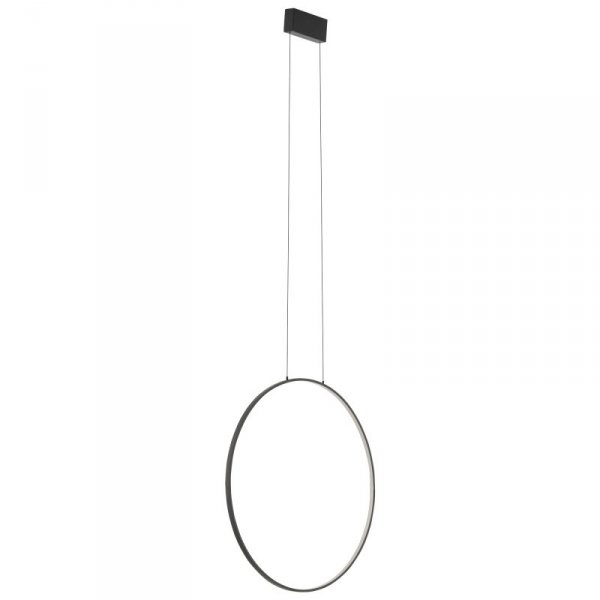 NOWODVORSKI 10861 CIRCOLO LED M LAMPA WISZĄCA KOŁO CZARNE RING LED OBRĘCZ