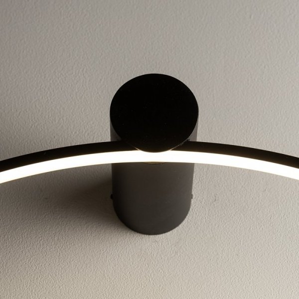 NOWODVORSKI LAMPA SUFITOWA PLAFON KOŁO RING OBRĘCZ CZARNA CIRCOLO LED M 10865