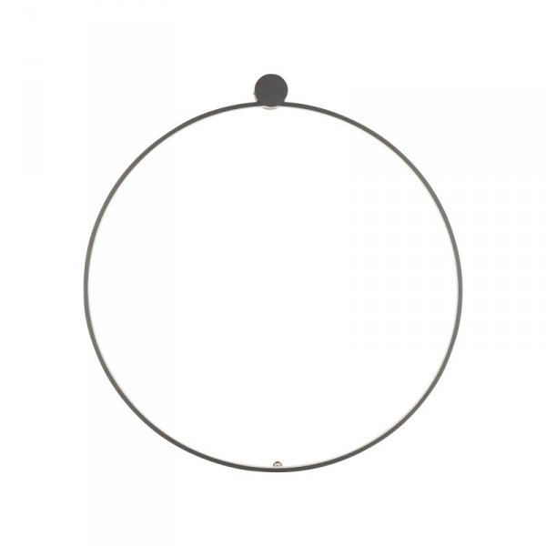 NOWODVORSKI LAMPA SUFITOWA PLAFON KOŁO RING OBRĘCZ CZARNA CIRCOLO LED M 10865
