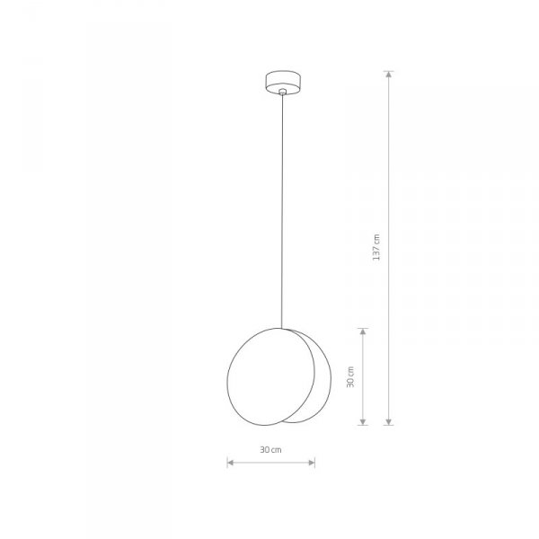 NOWODVORSKI 9033 WHEEL LAMPA WISZĄCA CZARNA OKRĄGŁA  KOŁO