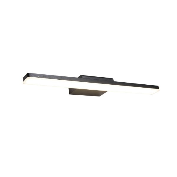 ITALUX MALENE OWL-6001-4K KINKIET CZARNY 45CM LED NAD LUSTRO HERMETYCZNY IP44 DO ŁAZIENKI