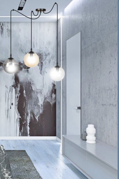 LAMPA WISZĄCA SPIDER PAJĄK KLOSZE SZKLANE KULE EMIBIG GIGI 3 BL MIX