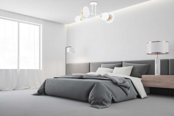 LAMPA NOWOCZESNA DEKORACYJNA EMIBIG MINERVA 4 WHITE