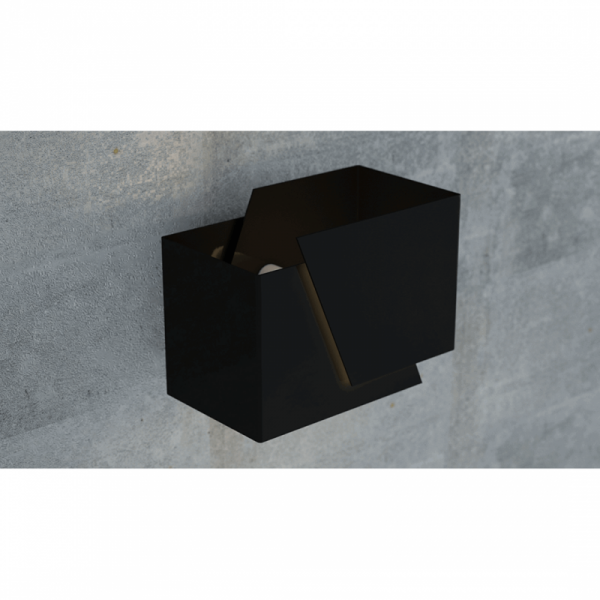 KINKIET DEKORACYJNY METALOWY DO SALONU SYPIALNI EMIBIG FROST BLACK