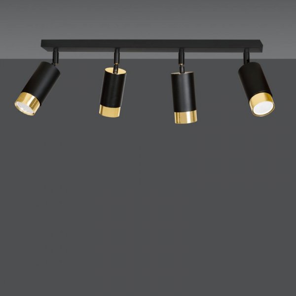 KIINKIET SPOT REGULOWANY REFLEKTOR EMIBIG HIRO 4 BL/GOLD