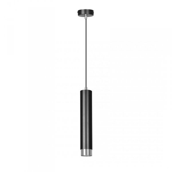 LAMPA WISZĄCA NAD STÓŁ DO KUCHNI JADALNI TUBA EMIBIG KIBO 1 BL/CHROME