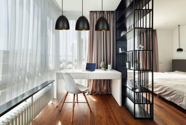 LAMPA WISZĄCA METALOWA KOPUŁA NAD STÓŁ WYSPĘ EMIBIG LENOX 3 BLACK / GOLD