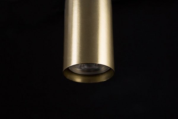 LAMPA WISZĄCA SUFITOWA NOWOCZESNA ZŁOTY REFLEKTOR EMIBIG VERNO 4 WHITE