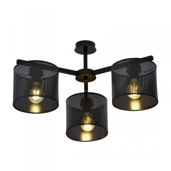 LAMPA SUFITOWA Z ABAŻURAMI EMIBIG JORDAN 3 BLACK