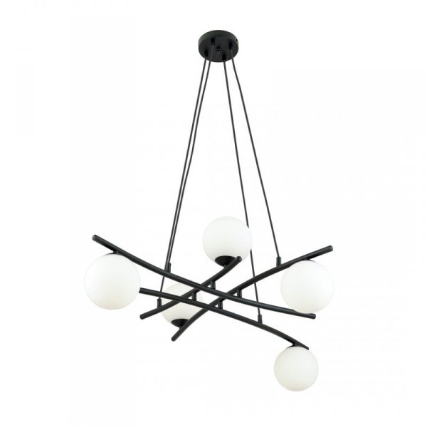 LAMPA WISZĄCA NOWOCZESNA KULE SZKLANE EMIBIG ESSA 5 OPAL