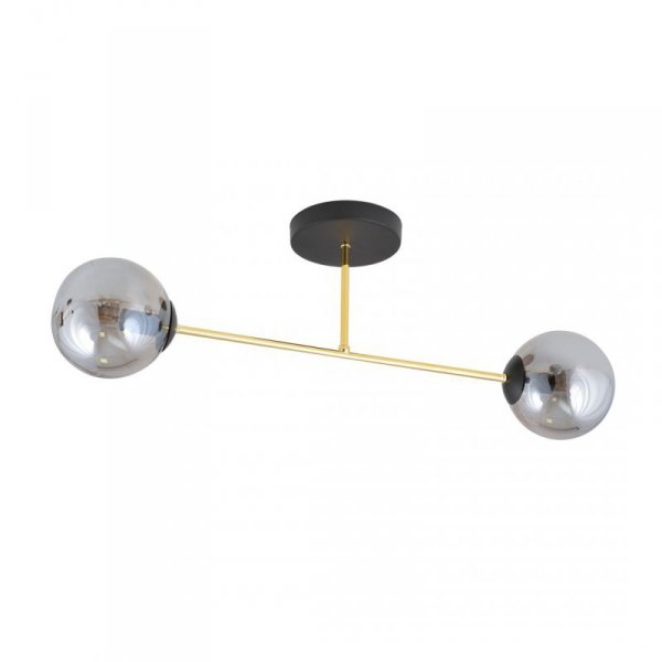 LAMPA SUFITOWA KULE SZKLANE DO POKOJU SALONU SYPIALNI EMIBIG MAGNUM 2 BL GRAFIT