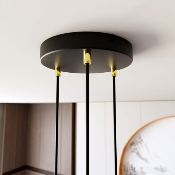 LAMPA WISZĄCA TUBA NAD STÓŁ BAR WYSPĘ DO KUCHNI JADALNI EMIBIG SELTER 3 PREMIUM GOLD  oprawa oświetleniowa
