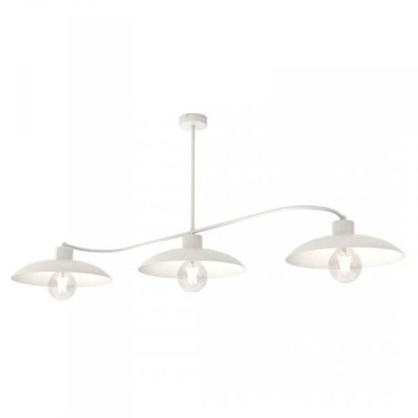 LAMPA WISZĄCA INDUSTRIALNA LOFT FOSTER 3 WHITE oprawa oświetleniowa