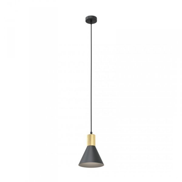 EMIBIG LAMPA WISZĄCA CZARNO ZŁOTA NAD STÓŁ ROSA 1 BL oprawa oświetleniowa