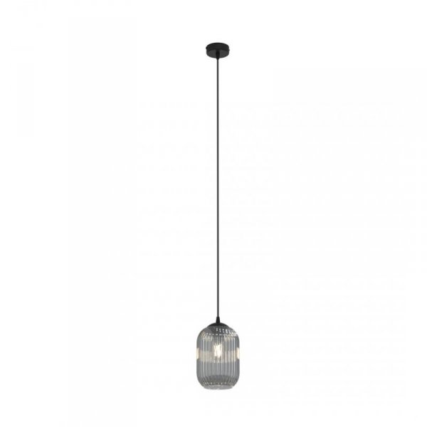 LAMPA WISZĄCA SZKLANA NOWOCZESNA EMIBIG VERDI 1 BL GRAFIT oprawa oświetleniowa