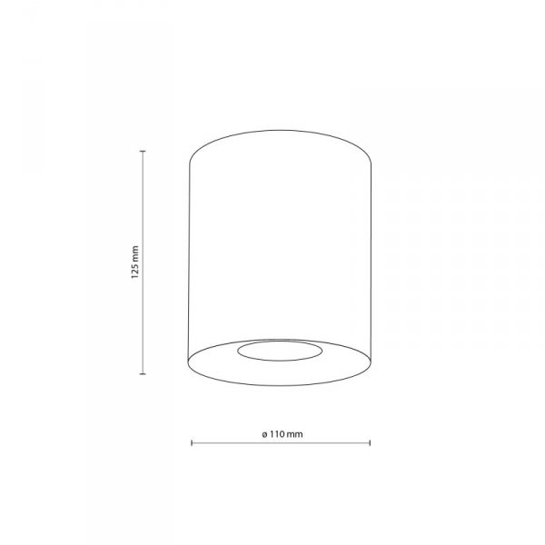 TK LIGHTING LAMPA ORION M GOLD LAMPA SUFITOWA 1