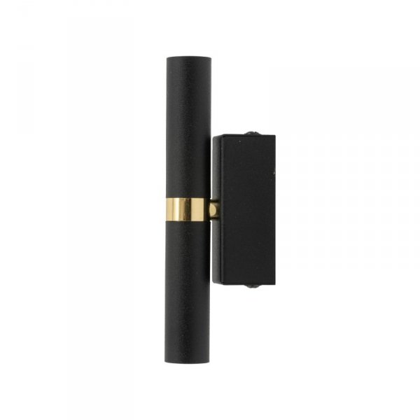 TK LIGHTING LAMPA LAGOS BLACK GOLD KINKIET 2