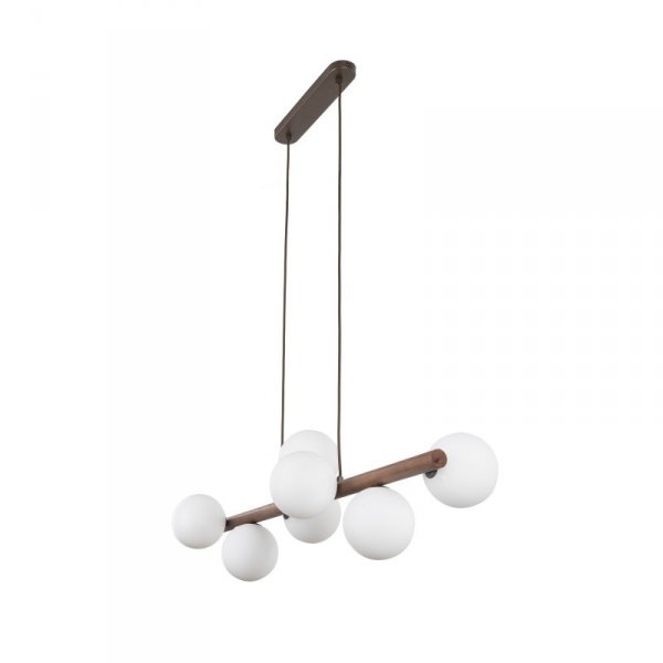 TK LIGHTING LAMPA ESTERA WOOD ORZECH LAMPA WISZACA 7