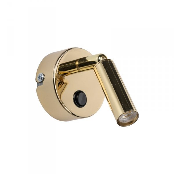 TK LIGHTING ENZO GOLD 1372 KINKIET ZŁOTY REFLEKTOR Z WŁĄCZNIKIEM