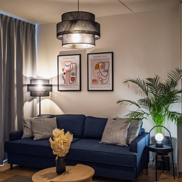TK LIGHTING LAMPA MIKI BLACK LAMPKA NOCNA 1