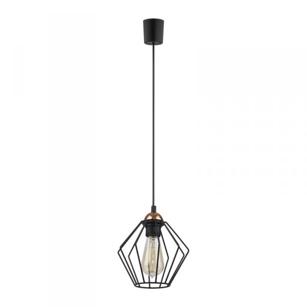 TK LIGHTING GALAXY BLACK 1642 LAMPA WISZĄCA DRUCIANA METALOWA CZARNA