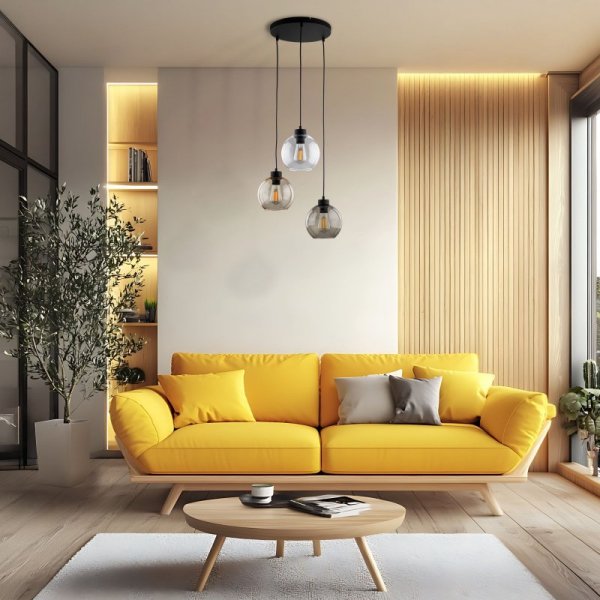 TK LIGHTING CUBUS LAMPA WISZĄCA 3 PŁOMIENNA