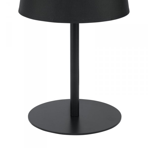 TK LIGHTING MAJA BLACK 2936 LAMPKA NOCNA CZARNA Z CZARNYM ABAŻUREM