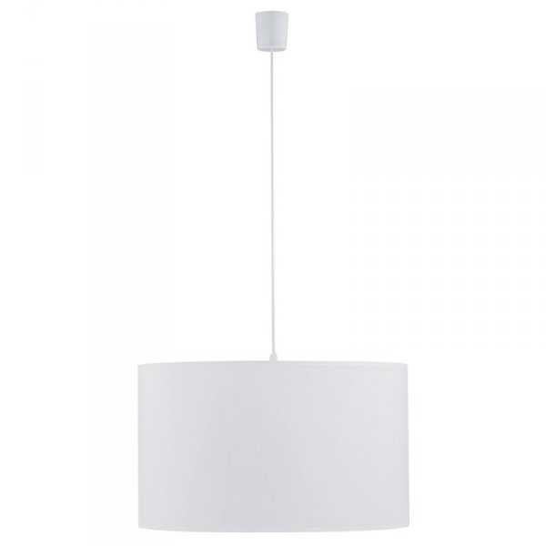 TK LIGHTING RONDO WHITE 3460 LAMPA WISZĄCA BIAŁA BIAŁY ABAŻUR 30CM