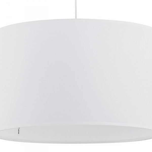 TK LIGHTING RONDO WHITE 3461 LAMPA WISZĄCA BIAŁY ABAŻUR DUŻY 50CM