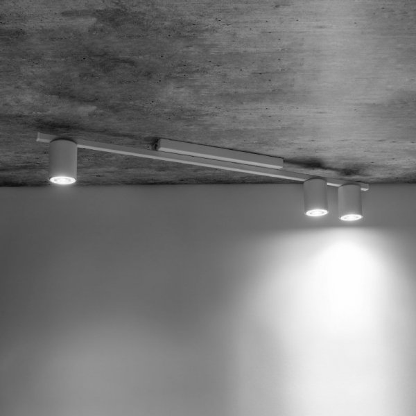 TK LIGHTING LOGAN WHITE 4570 LAMPA SUFITOWA PLAFON BIAŁY SPOT