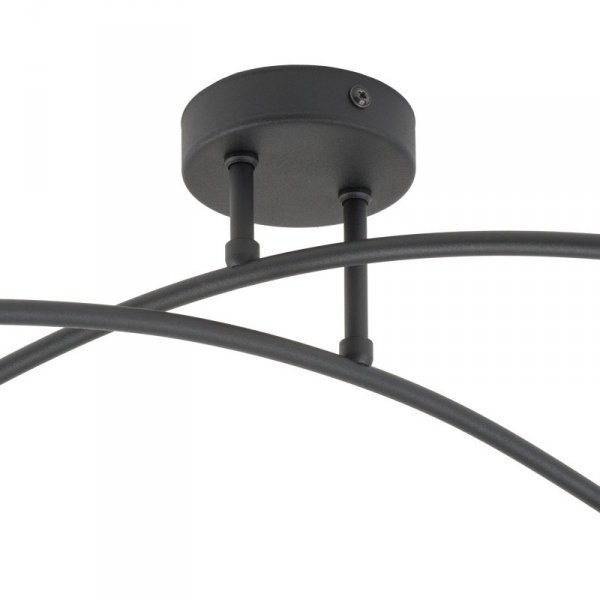 TK LIGHTING HELIX  BLACK LAMPA SUFITOWA 4 PŁ