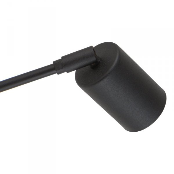 TK LIGHTING LOGAN BLACK KINKIET 1 PŁ