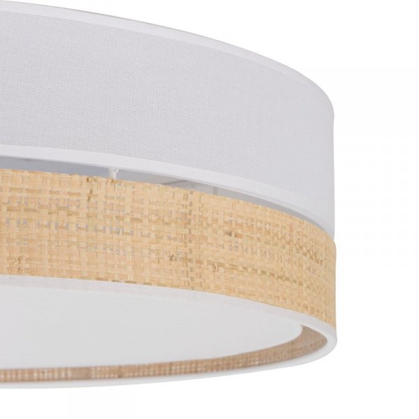 TK LIGHTING 4764 PAGLIA NEW WHITE LAMPA SUFITOWA PLAFON BIAŁY EKO NATURAL