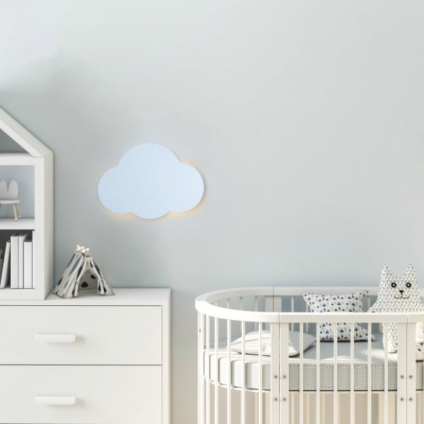 TK LIGHTING CLOUD 4966 BŁĘKITNY KINKIET CHMURKA DO POKOJU DZIECKA