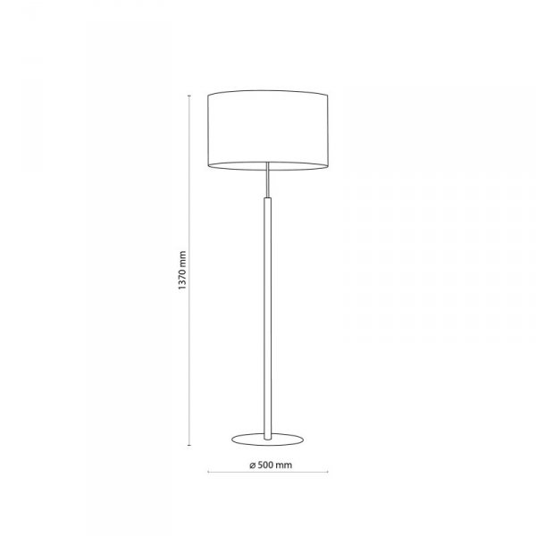 TK LIGHTING DEVA NATURE 5199 LAMPA PODŁOGOWA BRĄZOWA DREWNIANA Z ABAŻUREM NATURAL EKO